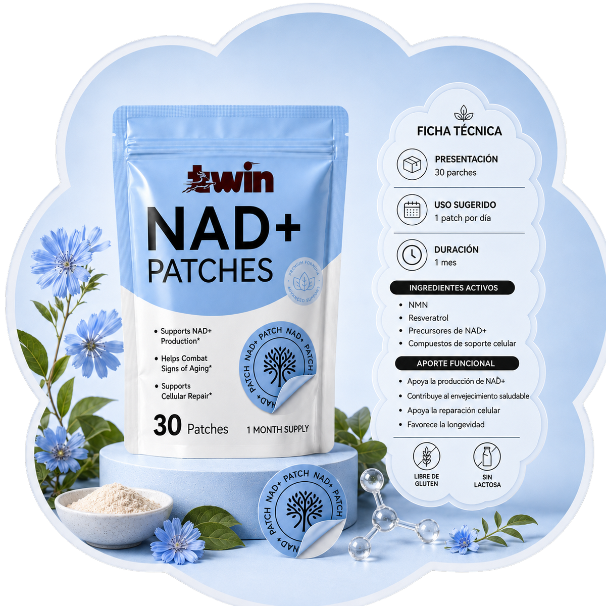 TWIN® / NAD+ PATCHES