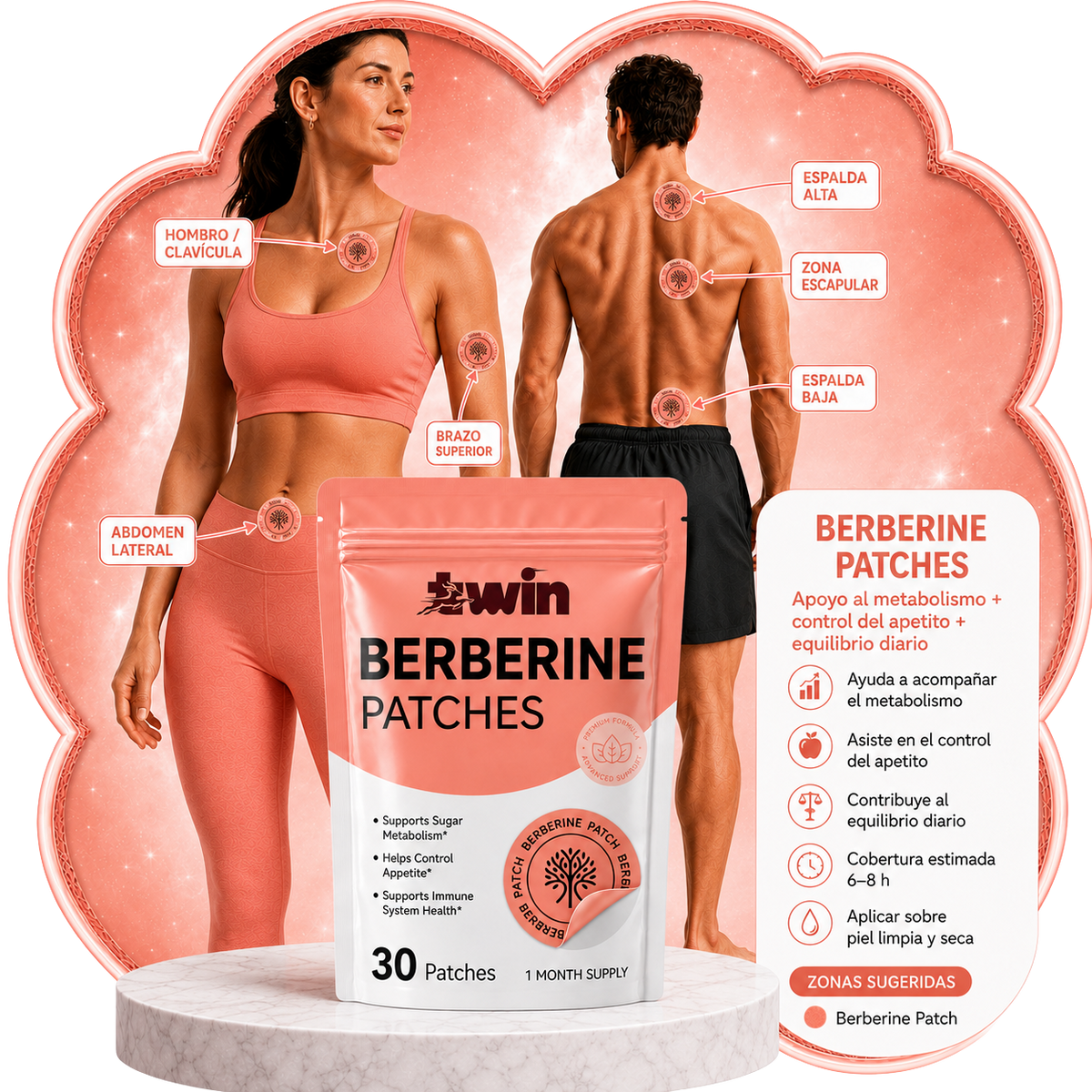 TWIN® / BERBERINE PATCHES