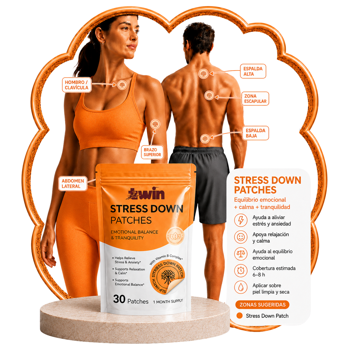 TWIN® / STRESS DOWN PATCHES