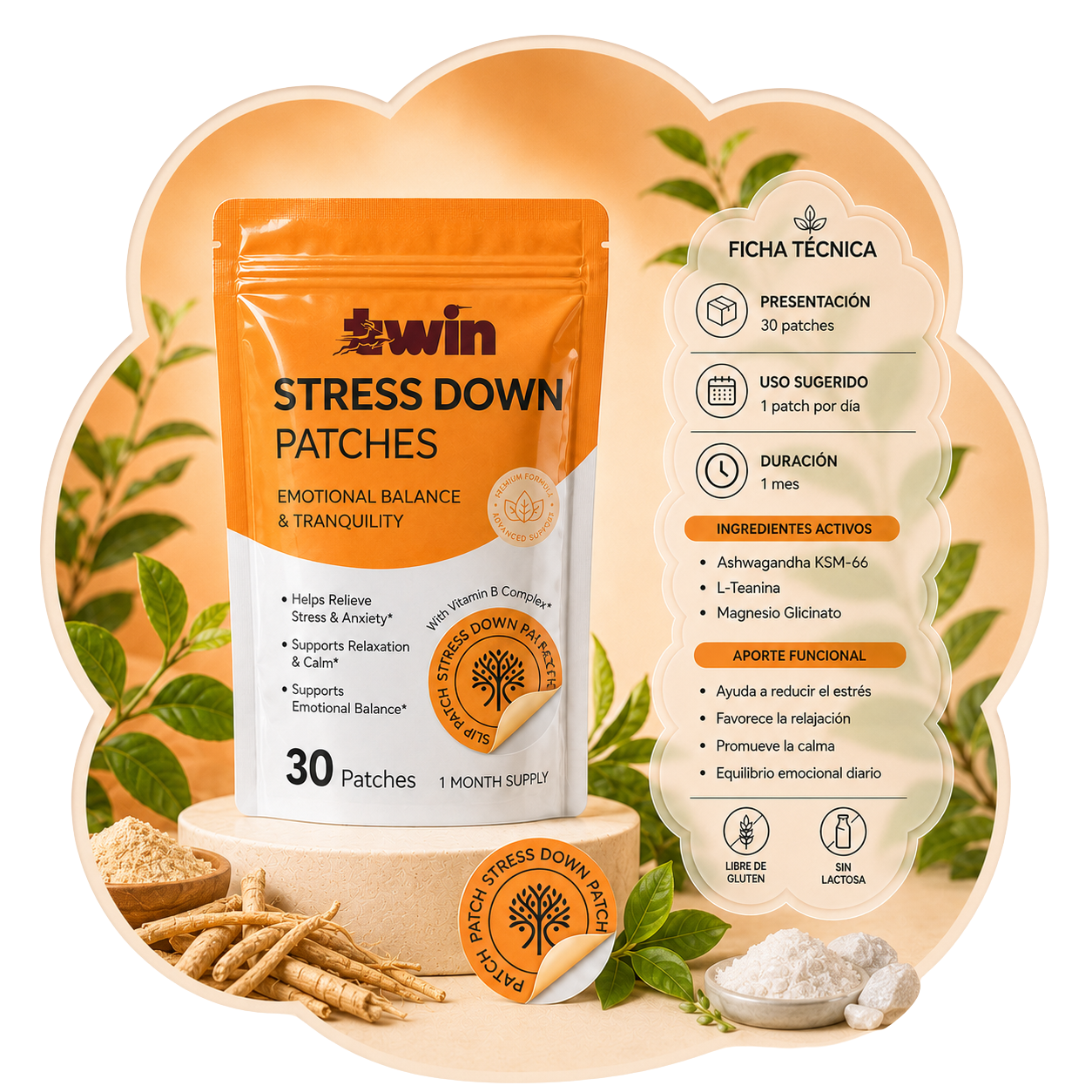 TWIN® / STRESS DOWN PATCHES
